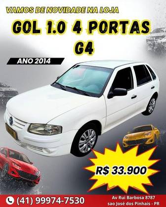 VOLKSWAGEN GOL 1.0 MI 8V FLEX 2P MANUAL G.IV VOLKSWAGEN GOL 1.0 MI 8V FLEX 2P MANUAL G.IV